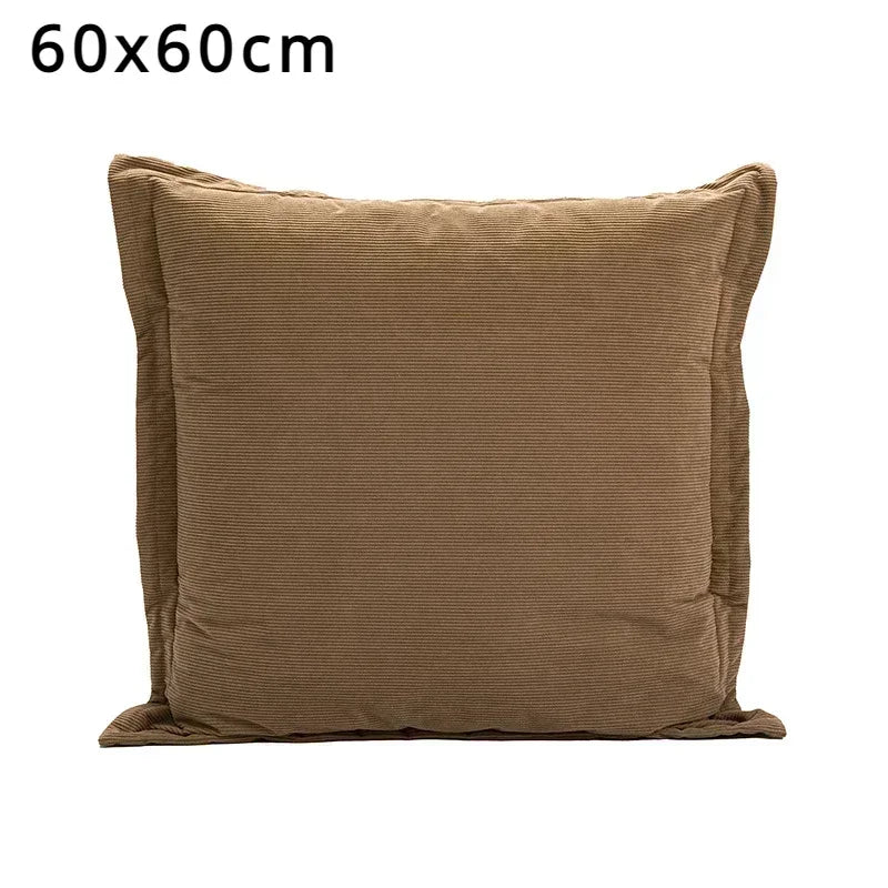 Celestine – Knitted Decorative Pillow With Pom-Poms