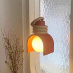 Bento Pendant Light | Japanese Minimalist Resin, Adjustable Height