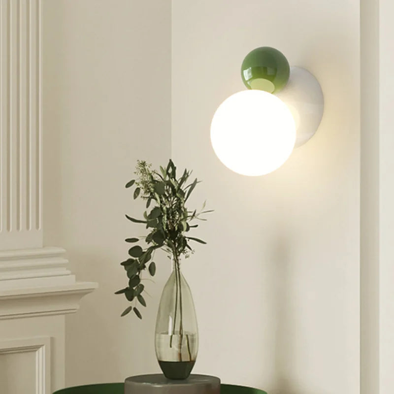 Solvéra – Nordic LED Wall Lamp Cream Style Children's Room