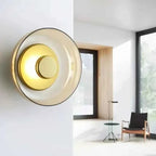 Bello Nordic Glass LED Wall Sconce | Elegant Round Design, Warm Light