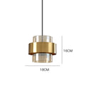 Brio Pendant Light | Smoked Glass & Brass Design