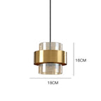 Brio Pendant Light | Smoked Glass & Brass Design
