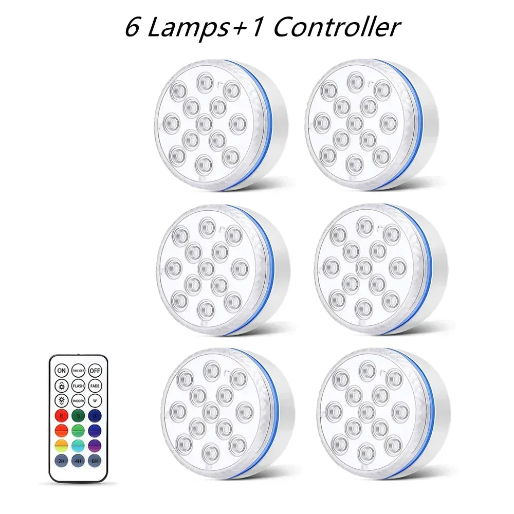 Dunavix - RGB Underwater Lamp With Remote Control IP68