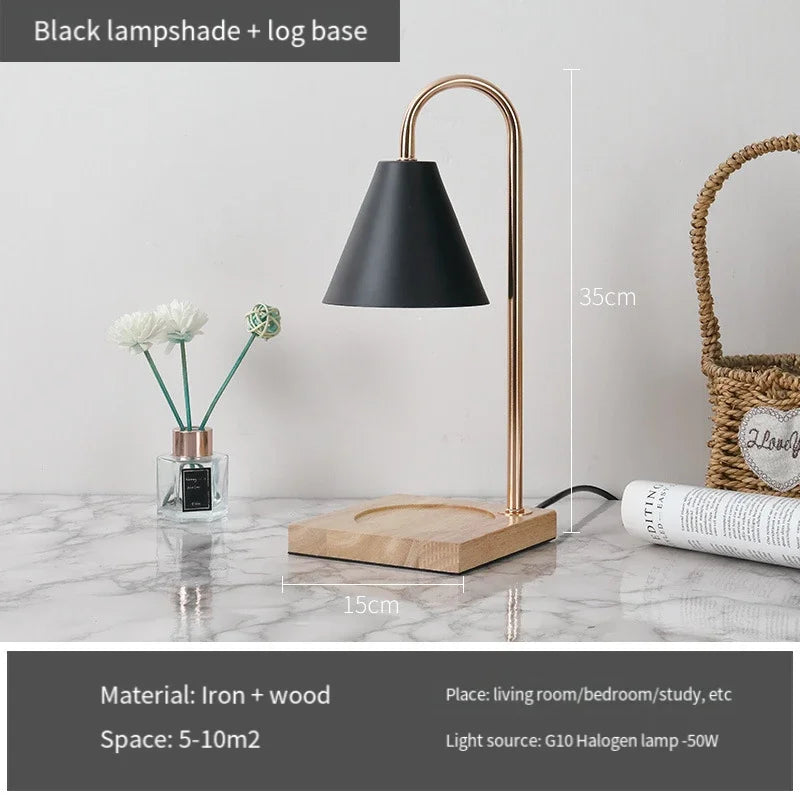 Lumora - Scent Therapy Table Lamp with Vintage Marble Appearance
