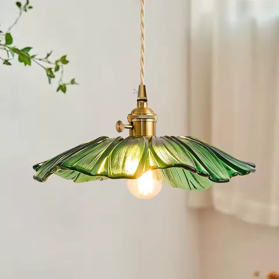 Bela Glass Pendant Light | Flower Shape, Adjustable Length 150 cm