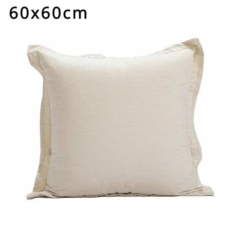 Celestine – Knitted Decorative Pillow With Pom-Poms