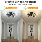 Zyrelise - Modern Sputnik Ceiling Lamp E27