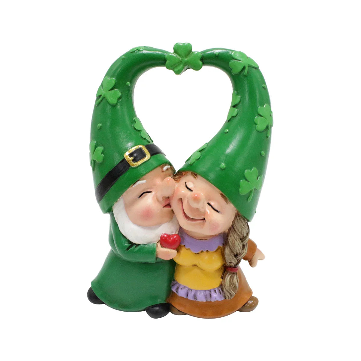 Sabinae - Gnome Figurine Love Couple Handmade from Resin for Garden and Celebration Decoration