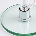 Bela Table Lamp | Frosted Glass Shade, Chrome Base