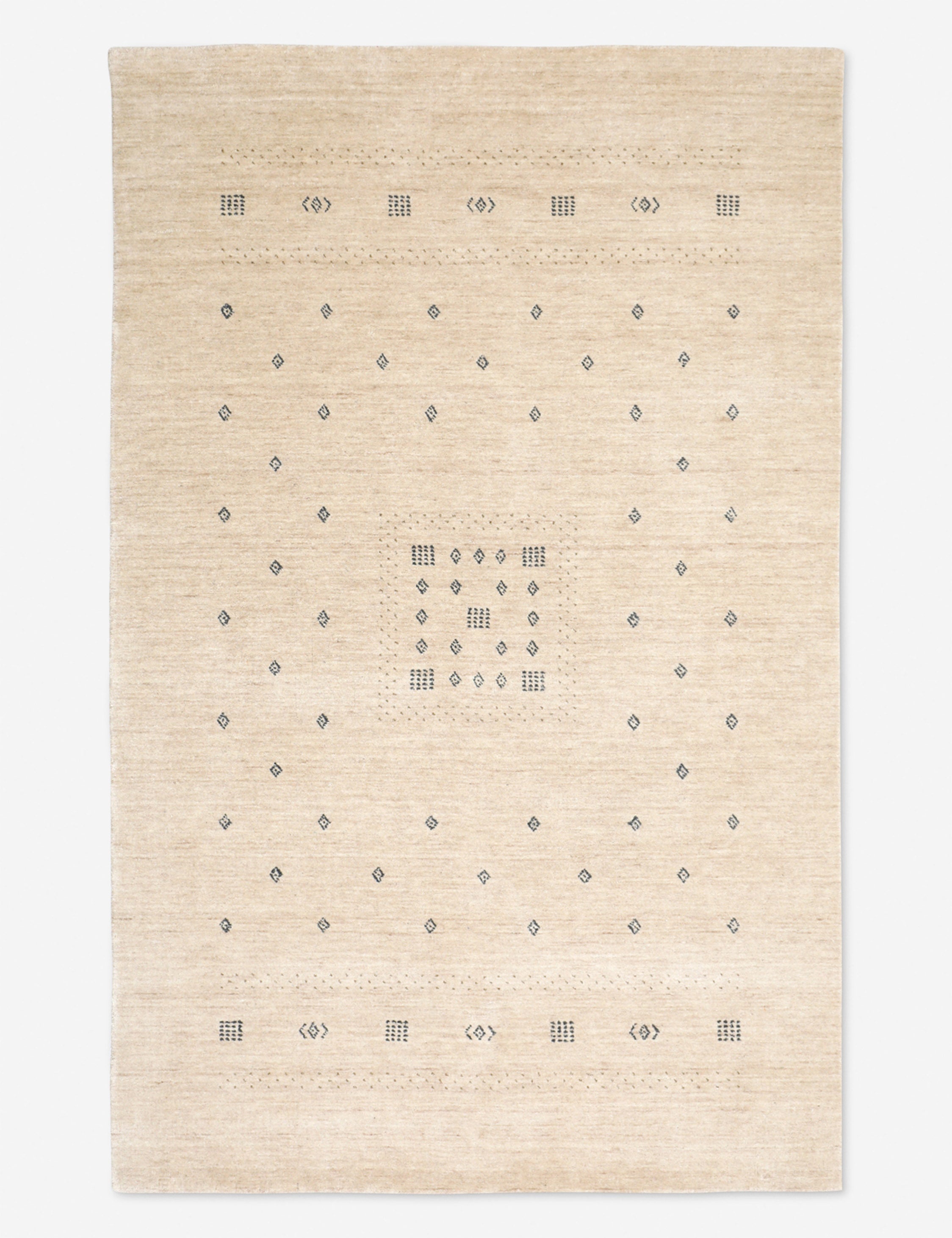 Cyrena Wool Rug | Hand-Loomed, Geometric Design