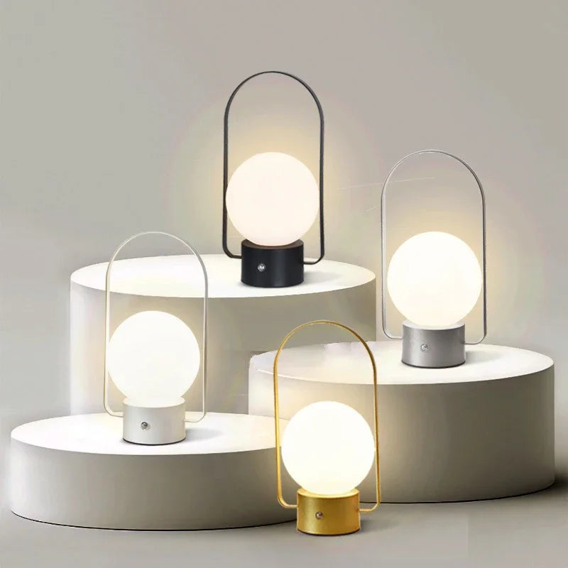 Lumynia - Scandinavian LED Table Lamp Rechargeable Hanging and Portable