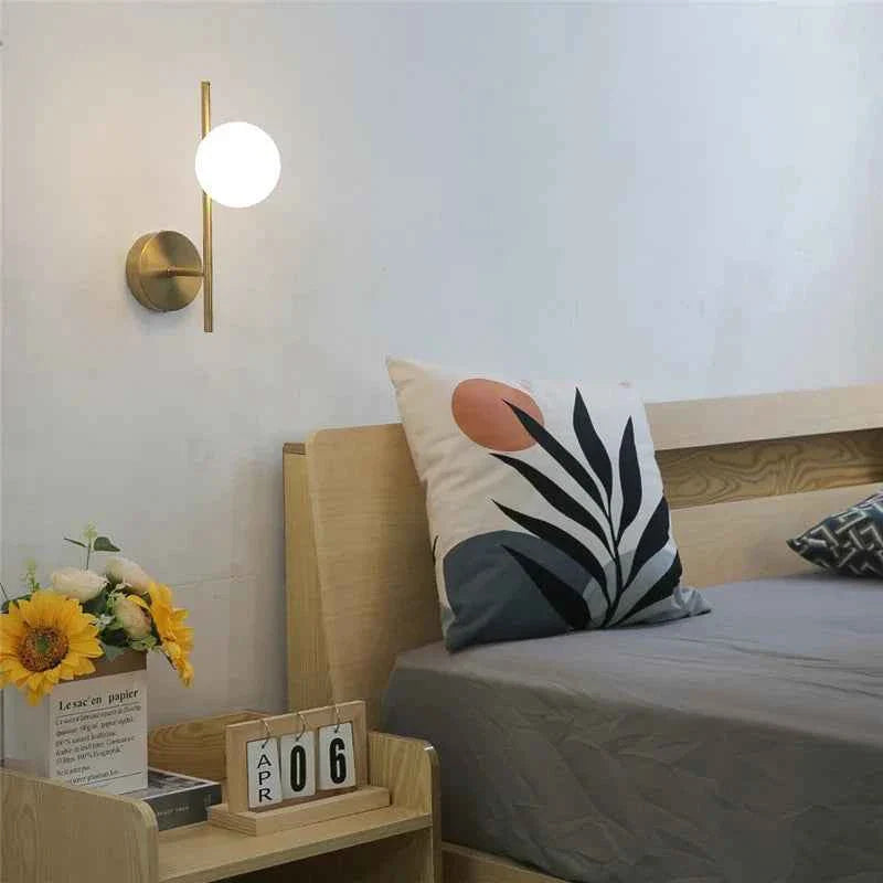 Bela Wall Light | Modern Dual-Globe, Gold Finish