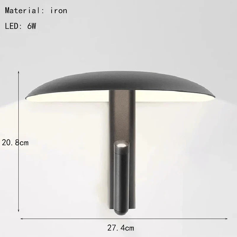 Norela – Minimalist Mushroom Wall Lamp