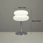 Lumorelle - Atmospheric Bed Lamp in Cream Color with USB and Adjustable Lighting