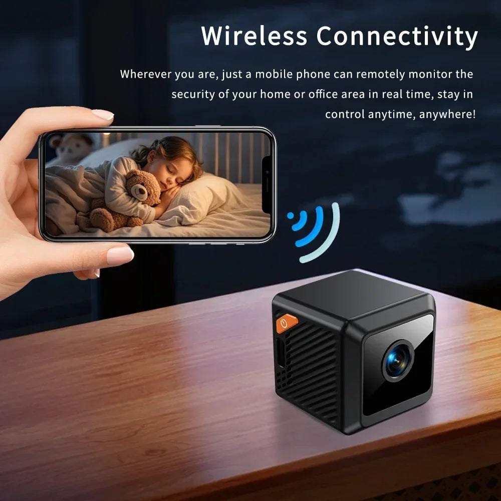 Zenvra – Mini Security Camera 1080P with Wide Angle and Night Vision