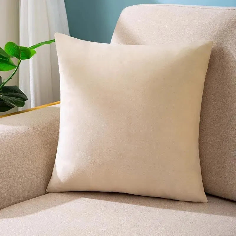 Solmire - Velvet Decorative Pillow Cover 45x45 Cm Square
