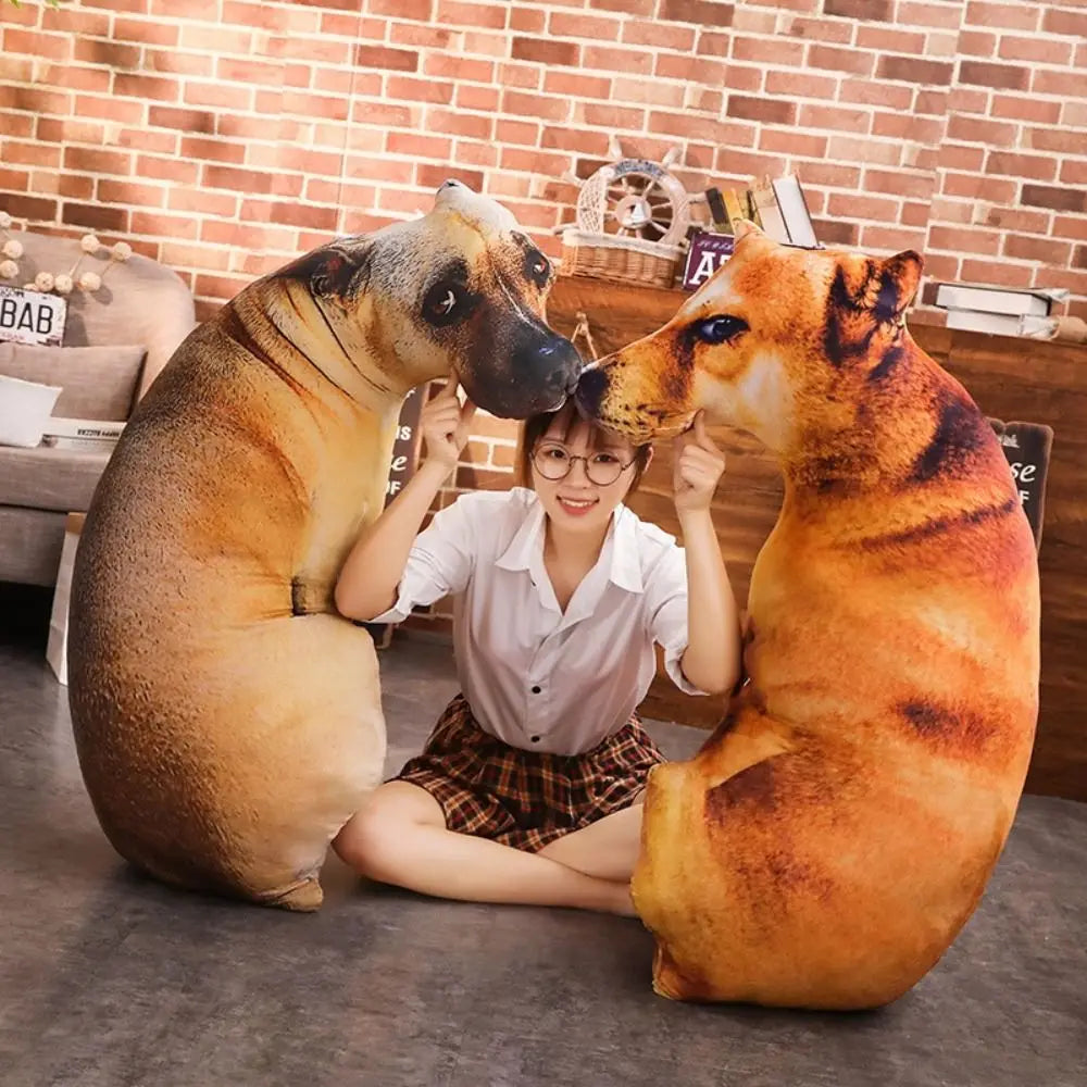 Barkley – 3D Dog Head Decorative Pillow