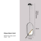 Mira Pendant Light | Nordic LED, Adjustable Height