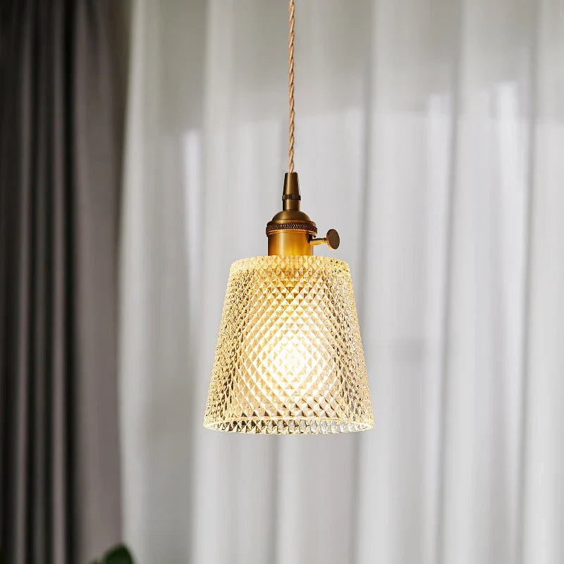 Alvara - Vintage Nordic Glass Pendant Lamp