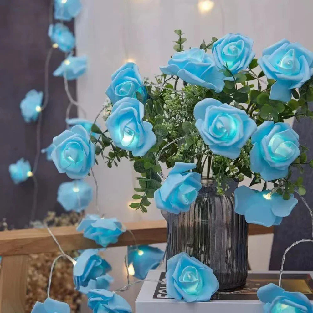 Elodie – Atmospheric LED Rose Light Garland on USB or Battery