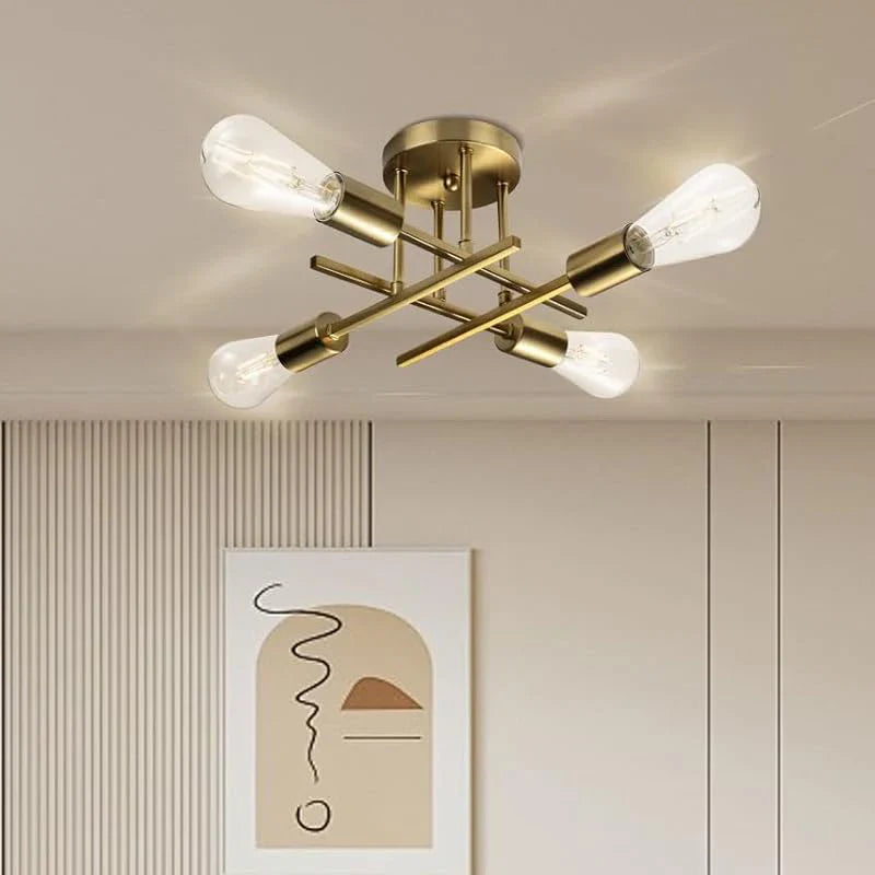Velmorax - Nordic Semi Recessed LED Ceiling Lamp