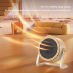 Folmina - 1000W Portable Ceramic Electric Heater Table Model with Tip-Over Protection
