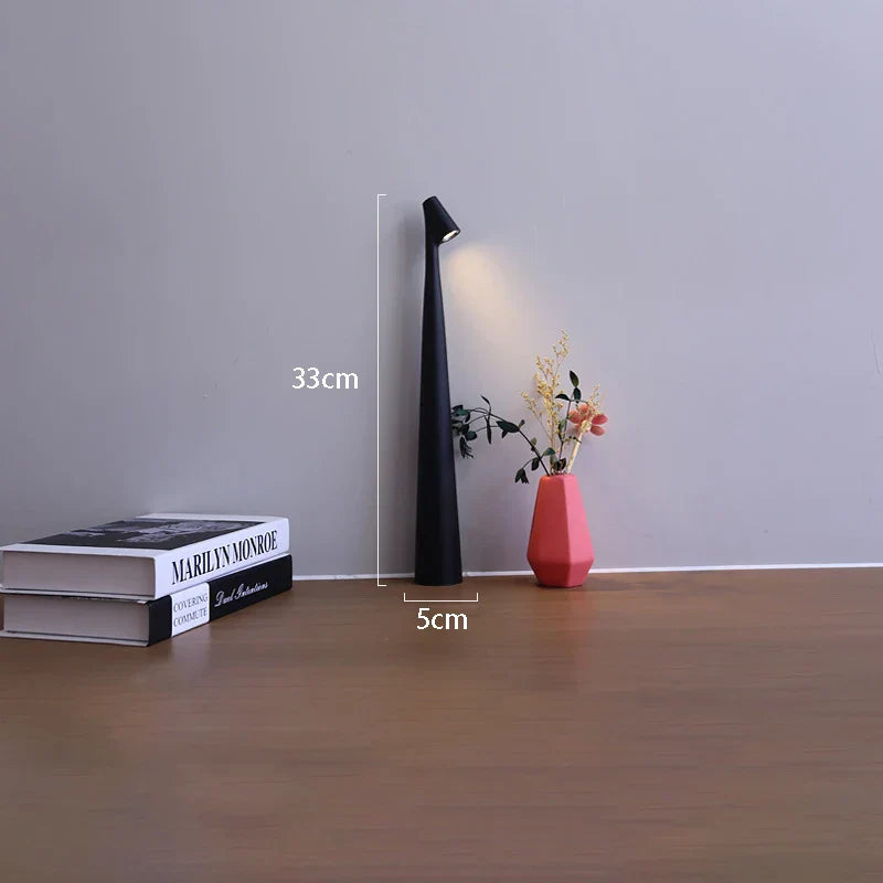 Gloza LED Table Lamp | Touch Dimmable & Rechargeable