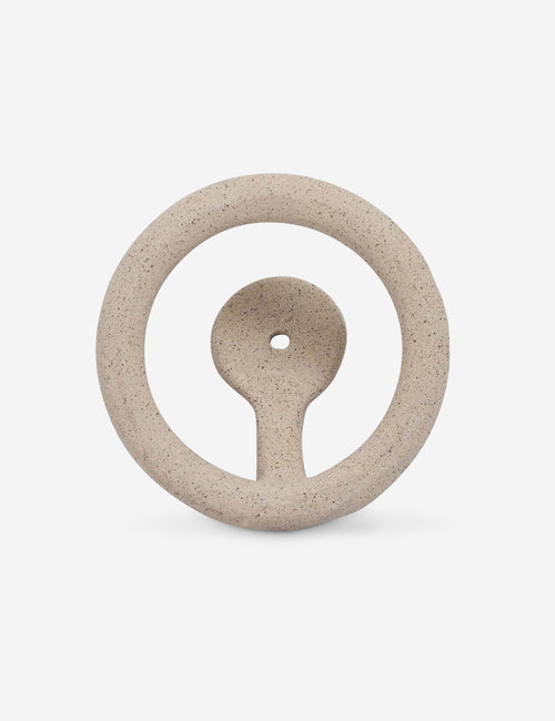 Bela Wall Hook | Handmade Circular Design, Artisan Texture