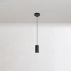 Nordic Minimalist Iron Mini Pendant Light - 1-Light Column Design