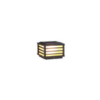 Contemporary Waterproof Solar LED Square Aluminum Landscape Post Light for Gardens