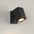 Contemporary Waterproof Square LED Spotlight for Outdoor Garden Wall - Adjustable Angle Sconce Lamp