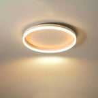 Nordic Minimalist Circular LED Flush Mount Ceiling Light with Iron and Acrylic Design