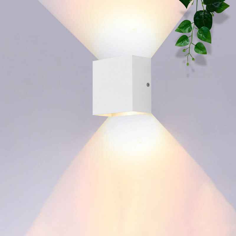 Sleek Minimalist Square Aluminum LED Wall Light