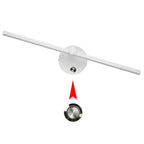 Nordic Minimalist Aluminum LED Wall Sconce with Long Bar Mirror Design
