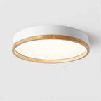 Elegant Round Acrylic LED Flush Mount Ceiling Light - Macaron Style