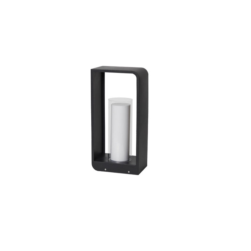 Contemporary Square Stainless Steel Acrylic LED Waterproof Landscape Light for Outdoor Patios