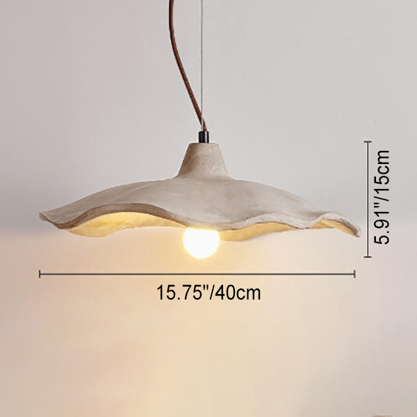 Japanese Vintage Floral Design Cement Island Chandelier - 1/2/3-Light Options