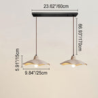 Japanese Vintage Floral Design Cement Island Chandelier - 1/2/3-Light Options