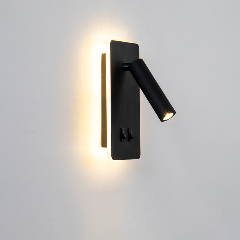 Rotatable LED Wall Sconce Lamp - Nordic Minimalist Square Spotlight