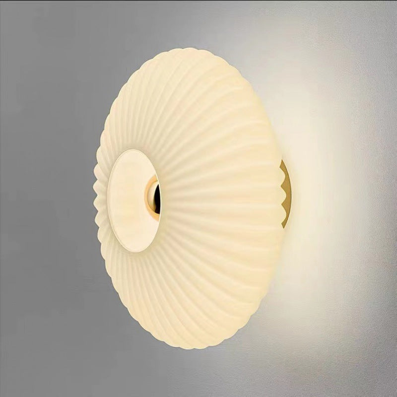 Luma Wandlamp | Gestreept Glas, E27 Fitting