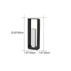 Contemporary Square Stainless Steel Acrylic LED Waterproof Landscape Light for Outdoor Patios