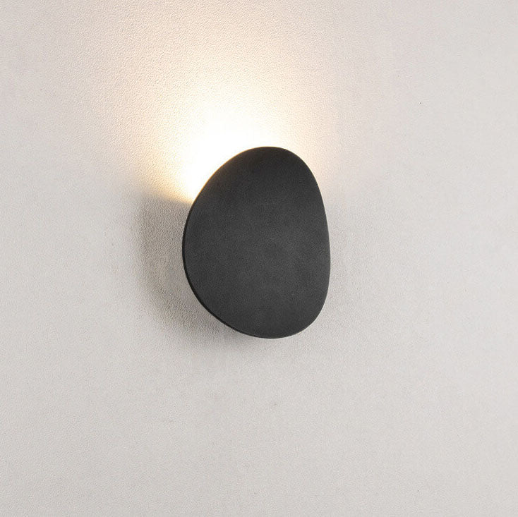 Modern Minimalist Round LED Wall Sconce for Indoor and Outdoor Use