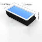 Contemporary Minimalist Blue Sky Metal LED Flush Mount Ceiling Light for Living Room