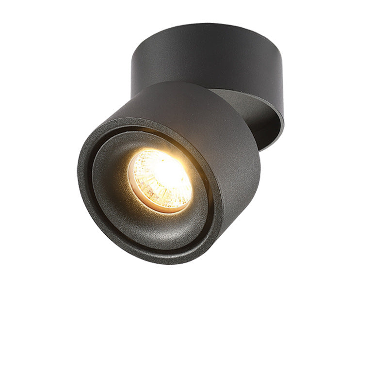 Contemporary Adjustable Aluminum LED Flush Mount Ceiling Light for Living Room