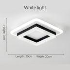 Bela Square LED Ceiling Light | Modern Flush Mount, 24W Energy Efficient