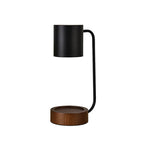 Japanese Minimalist Wooden Dimming Table Lamp with Melting Wax Design