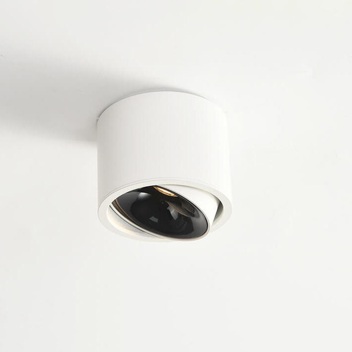 Contemporary Adjustable Round LED Flush Mount Ceiling Spotlight