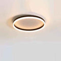 Nordic Minimalist Circular LED Flush Mount Ceiling Light with Iron and Acrylic Design