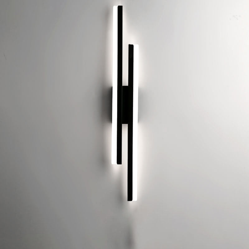 Contemporary Minimalist Iron and Acrylic LED Wall Sconce
