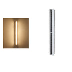 Contemporary Waterproof Outdoor Garden Wall Light with Long Acrylic Solar LED